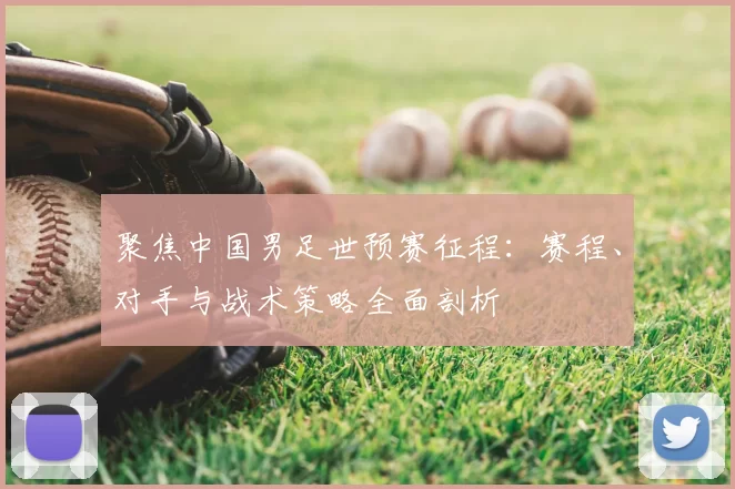聚焦中国男足世预赛征程:赛程、对手与战术策略全面剖析